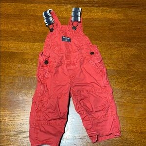 Red overalls